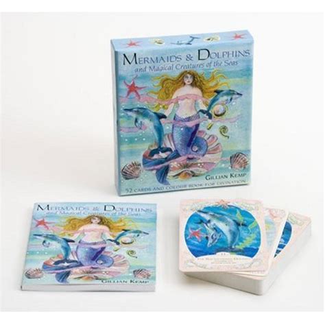 Dive into a world of intuition and magic with the mermaids and dolphins divination deck
